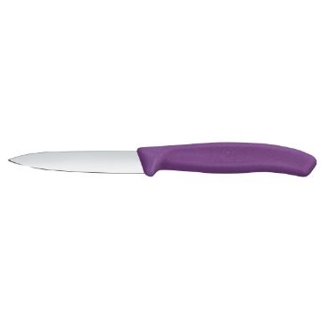 Picture of Victorinox Swiss Classic Paring Knife Straight Pointed Purple 8cm (2 Pack)