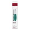 Picture of Victorinox Swiss Classic Paring Knife Straight Pointed Green 8cm (2 Pack)