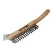 Picture of Faithfull Heavy Duty Wire Grill Brush 4 Row with Scraper