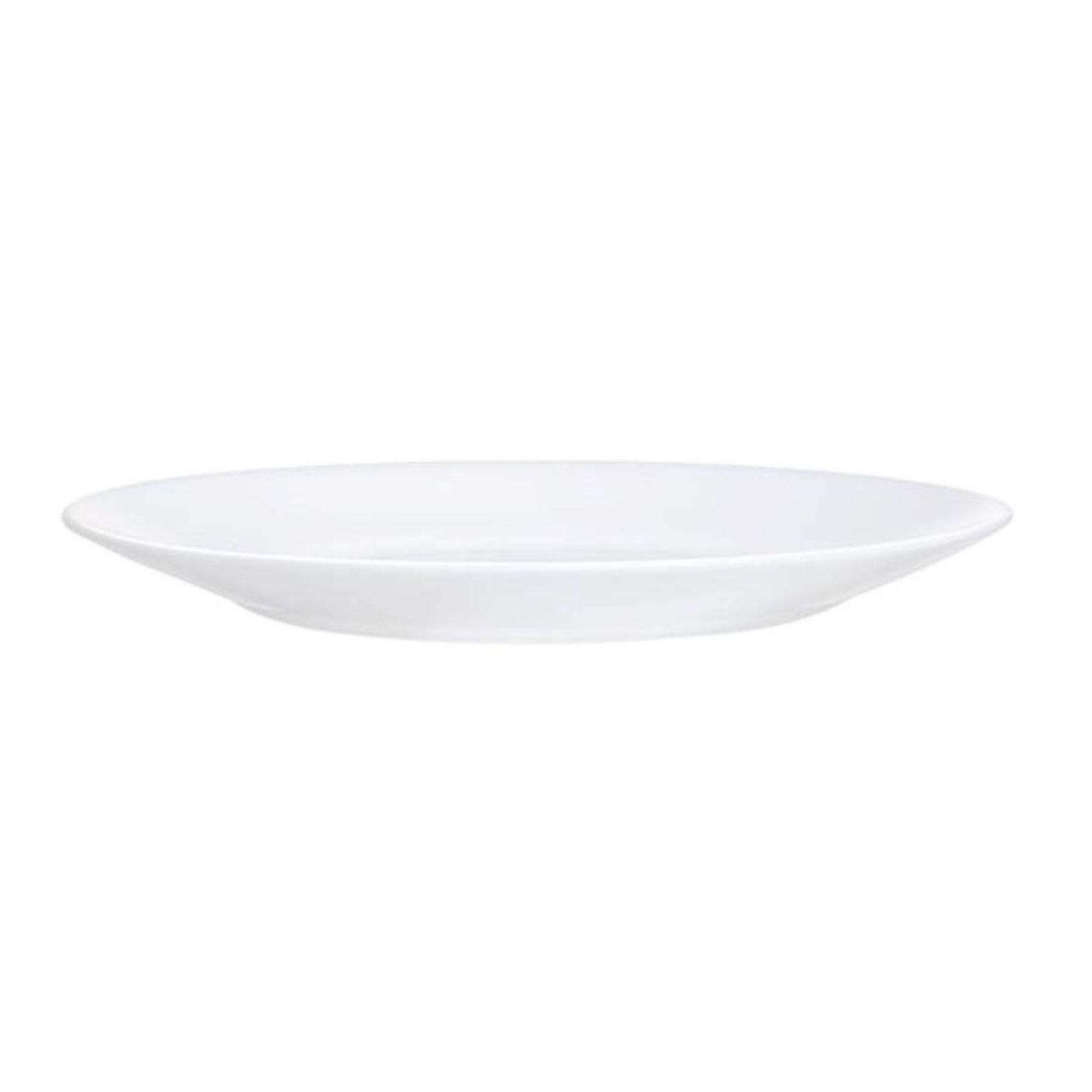 Picture of Arcoroc Opal Restaurant Wide Rim Plates 235mm (6 Pack)