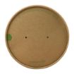 Picture of Vegware Round Paper Lid Kraft 150-Series (Pack 300)