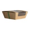 Picture of Vegware Microflute Hinged Hot Box with Window 6x6" (210 Pack)