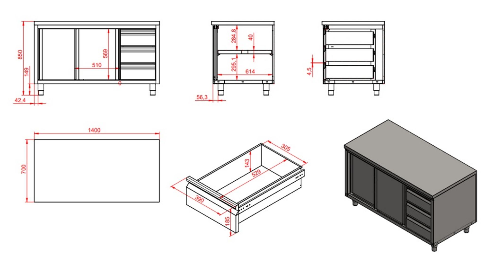 Picture of Vegware Microflute Hinged Hot Boxes with Windows 8x5" (250 Pack)