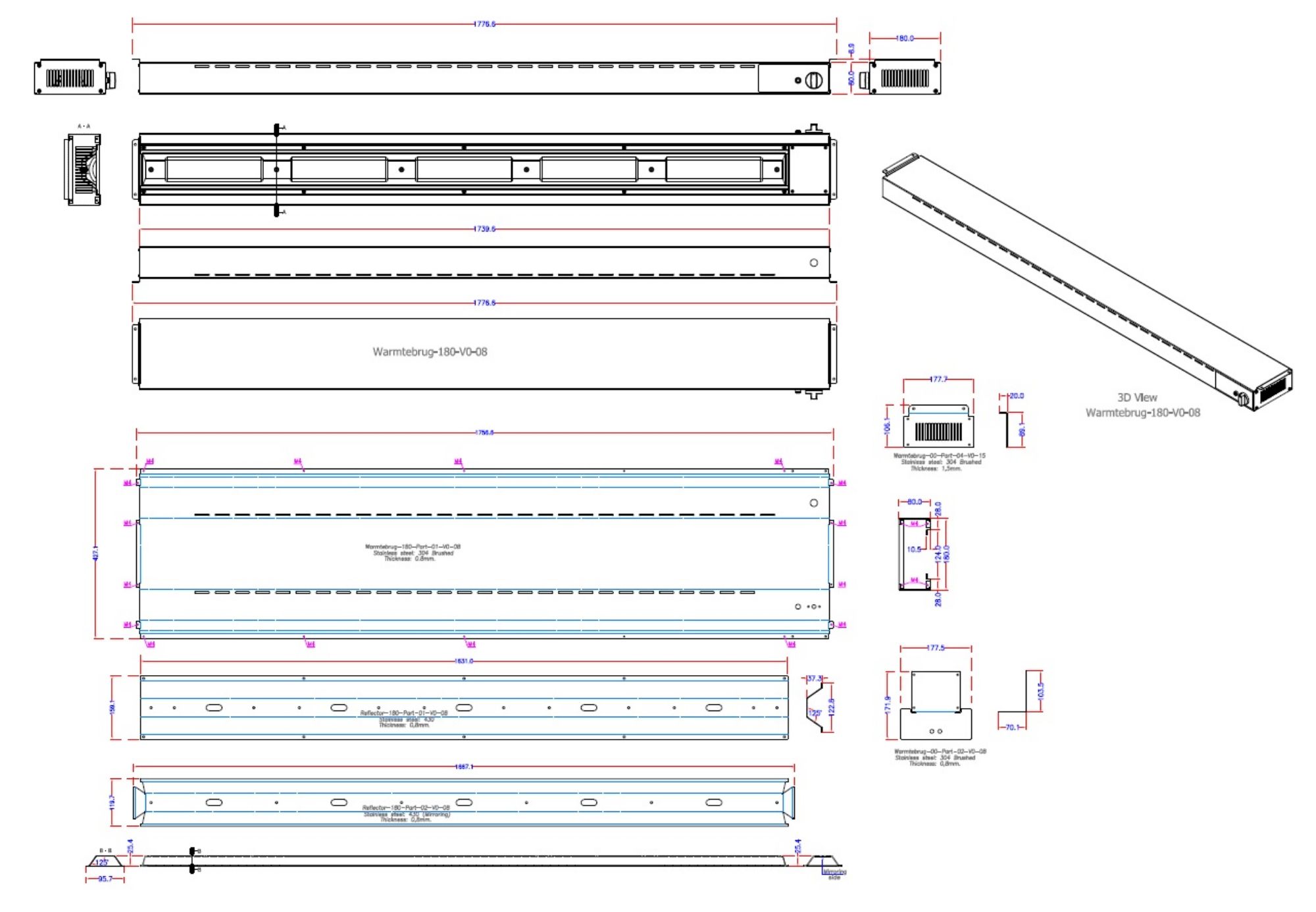 Picture of Nisbets Essentials Flat Pack 4 Shelf Unit Black Epoxy Coated 1830x1510x460mm