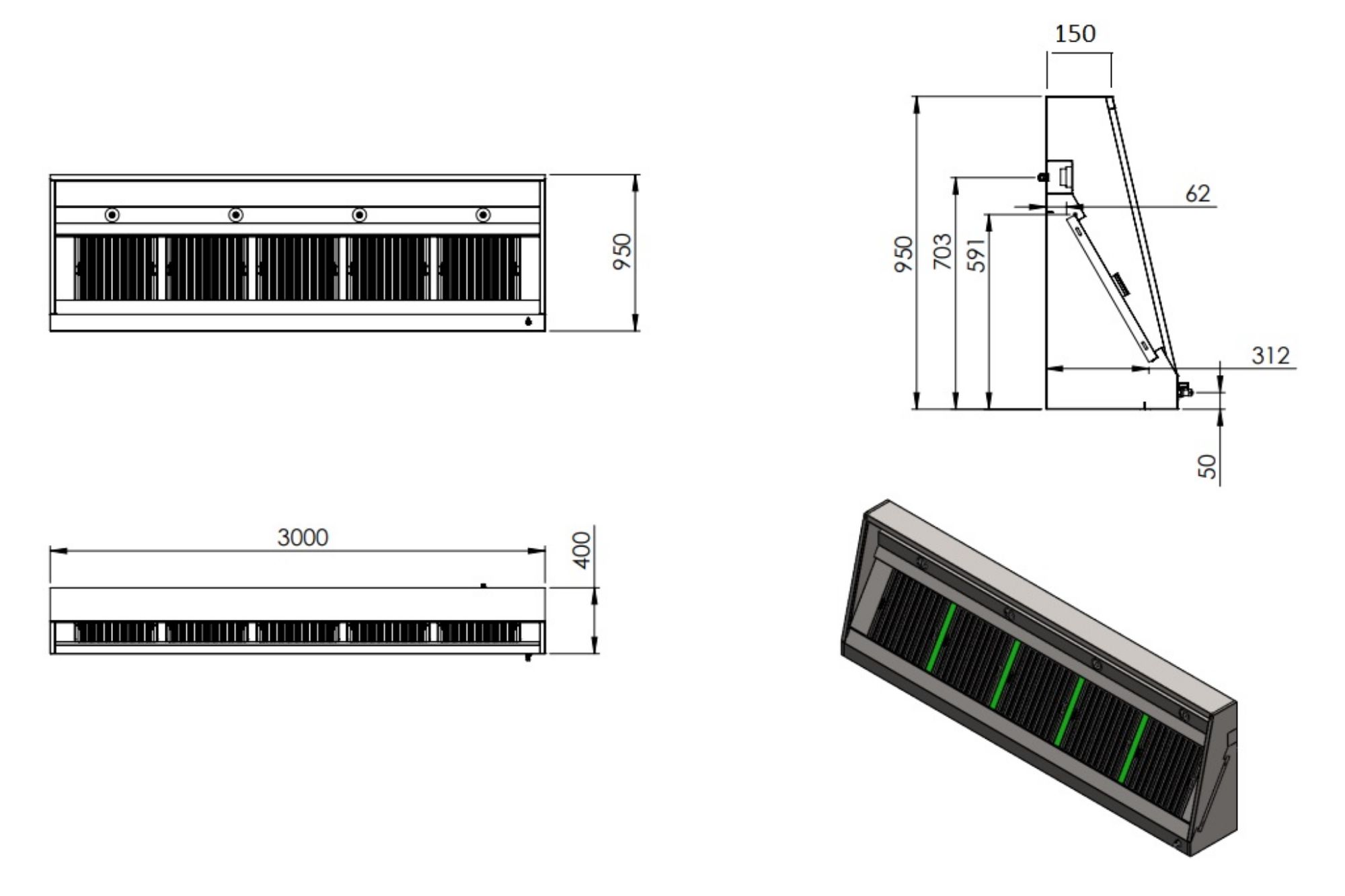 Picture of ISI Professional ECO Whipped Cream Dispenser 1Ltr