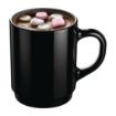 Picture of Arcoroc Opal Stackable Mugs Black 250ml (6 Pack)