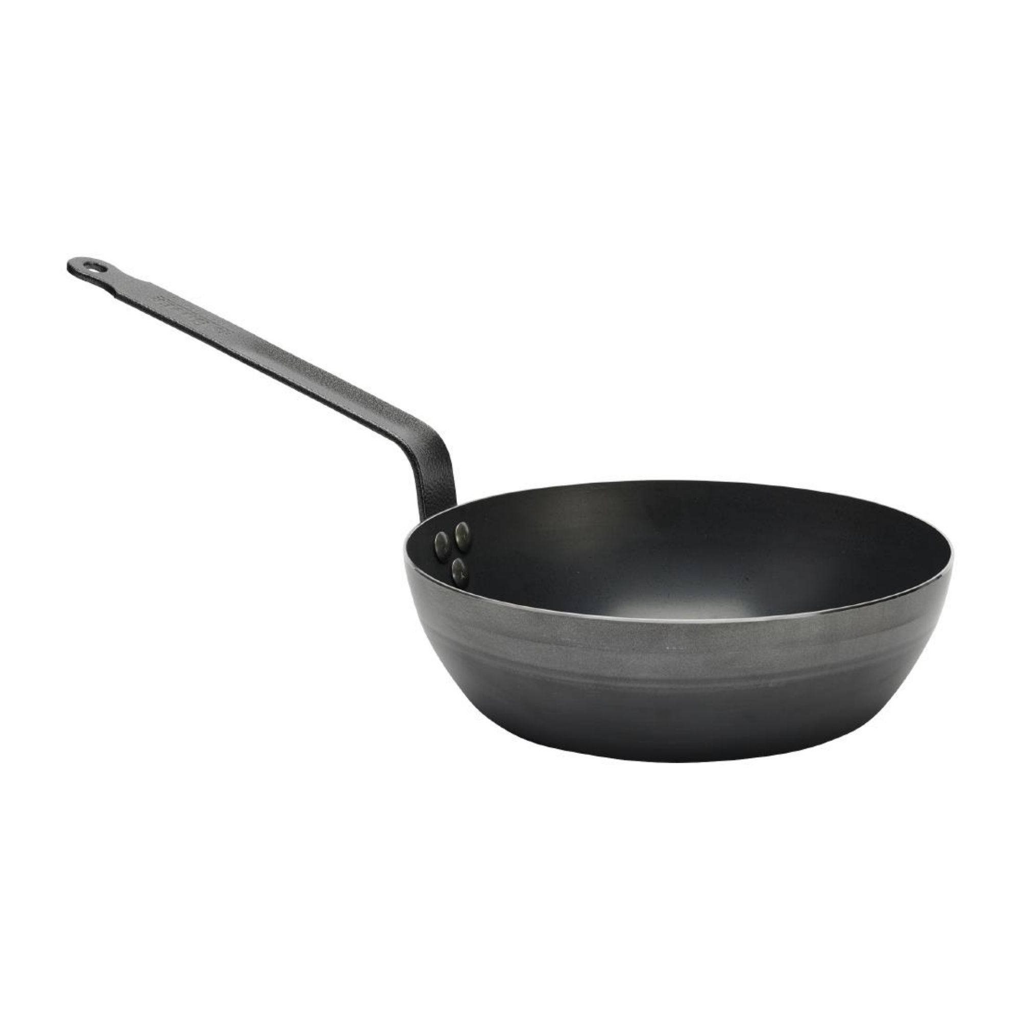 Picture of De Buyer Blue Carbon Steel Deep Round Pan 24cm