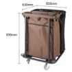 Picture of Jantex 2 Compartment Linen Trolley 2x100Ltr