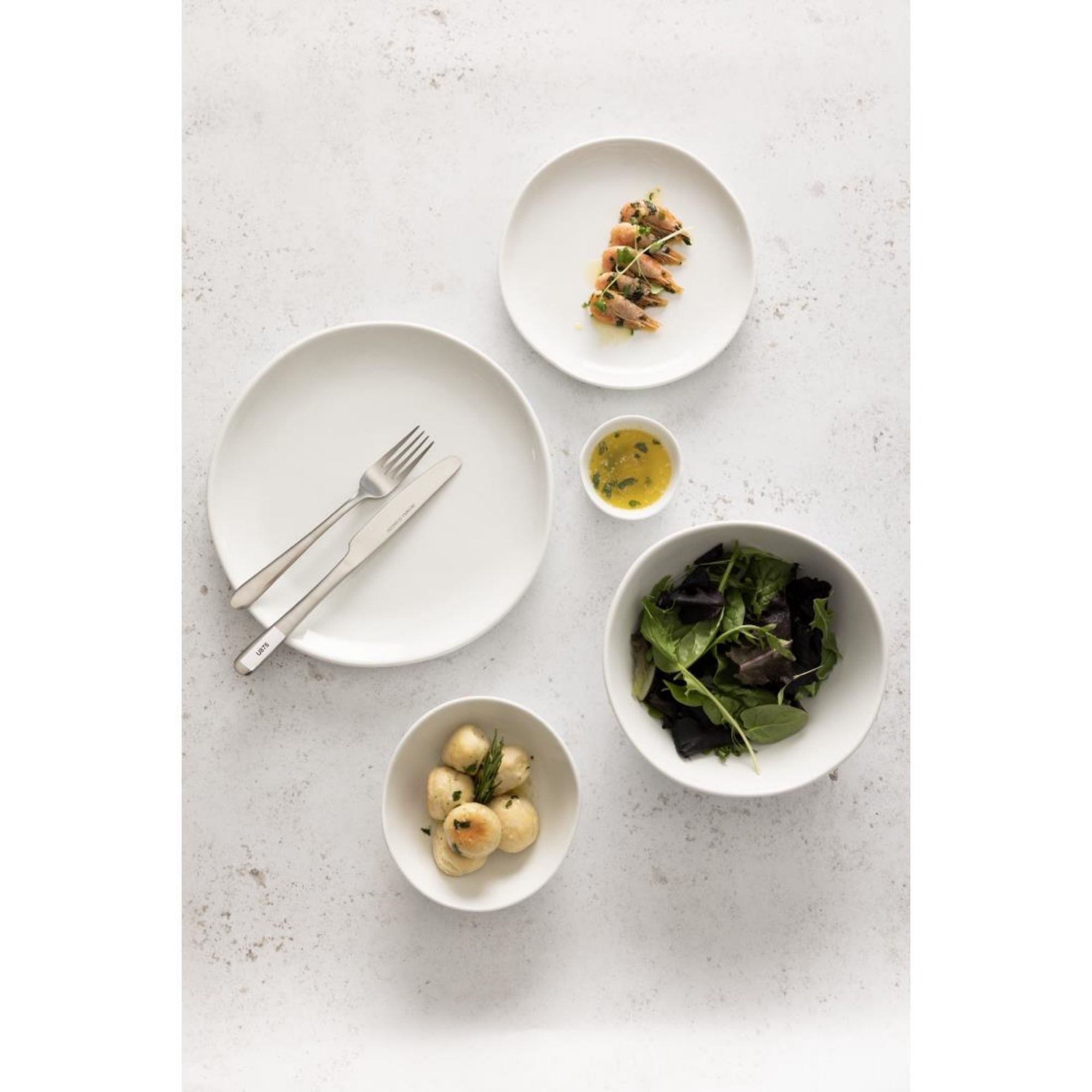 Picture of Olympia Chia Plates White 270mm (6 Pack)