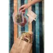 Picture of Fiesta Recyclable Flat Handle Brown Paper Bags Small (250 Pack)