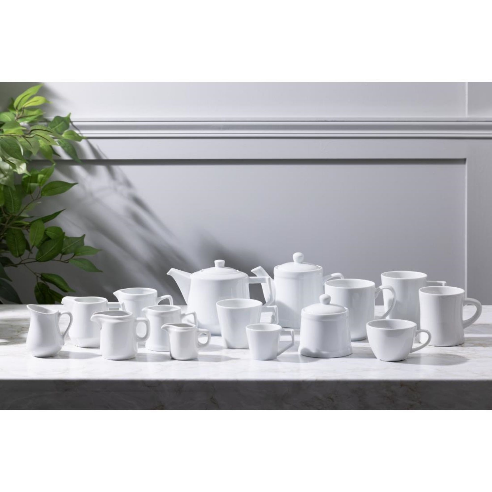 Picture of Olympia Whiteware Hollow Mugs 300ml (6 Pack)