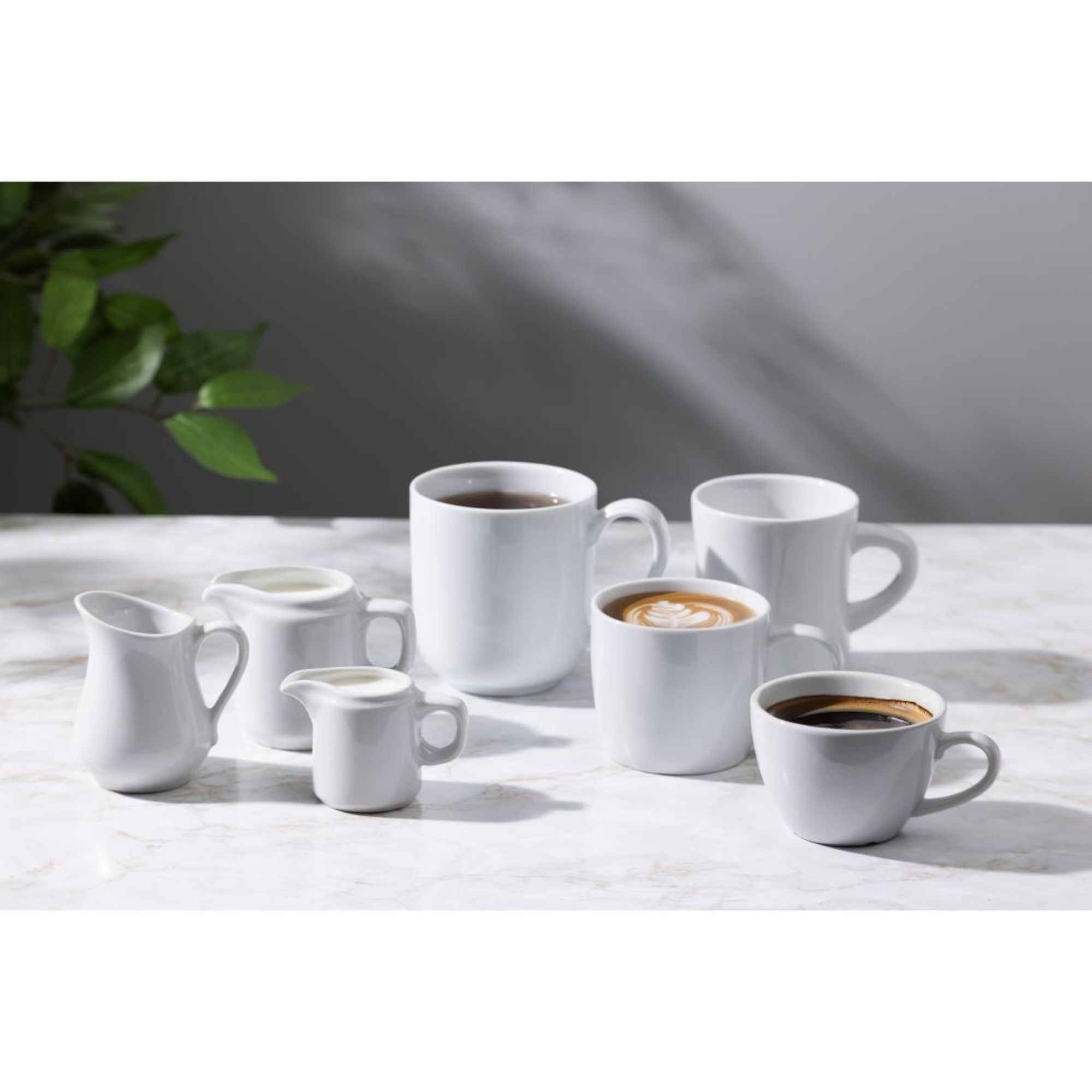 Picture of Olympia Whiteware Hollow Mugs 300ml (6 Pack)