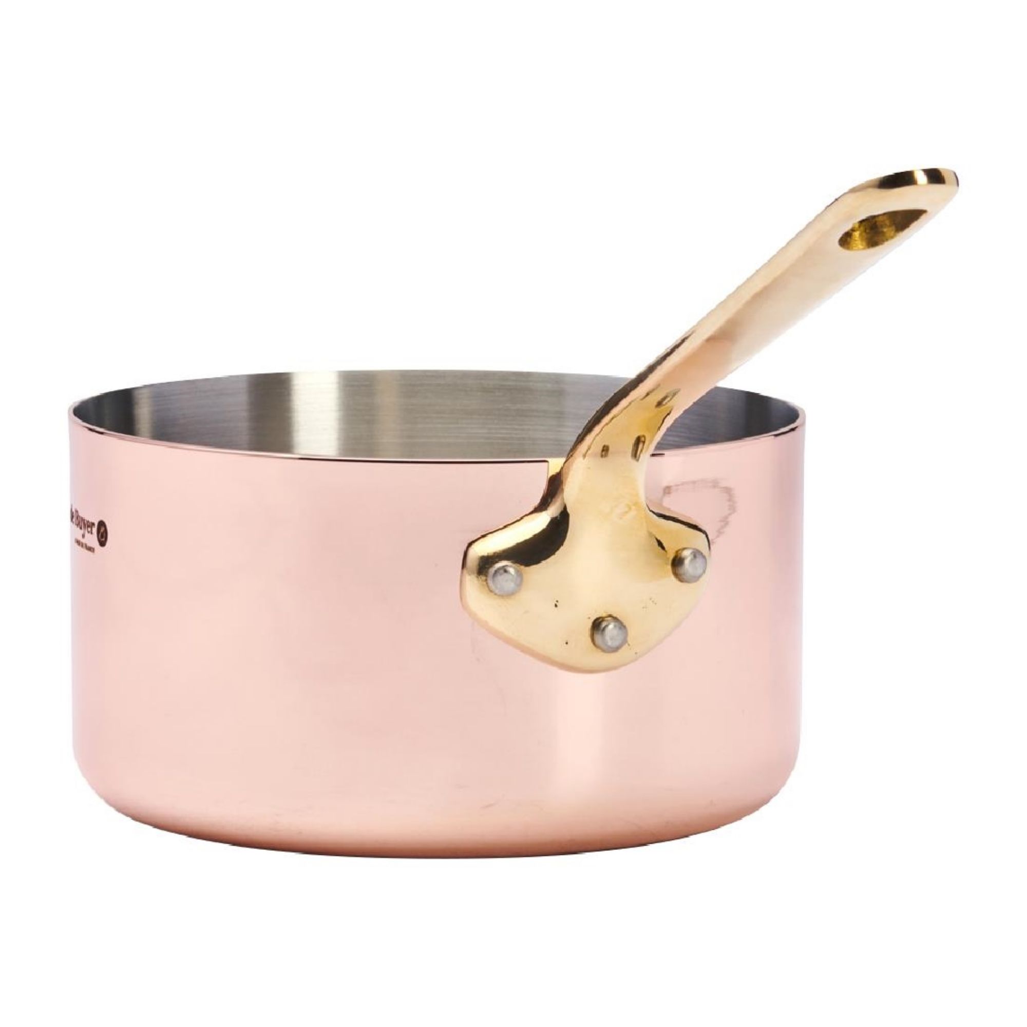 Picture of De Buyer Inocuivre Saucepan with Brass Handle 12cm