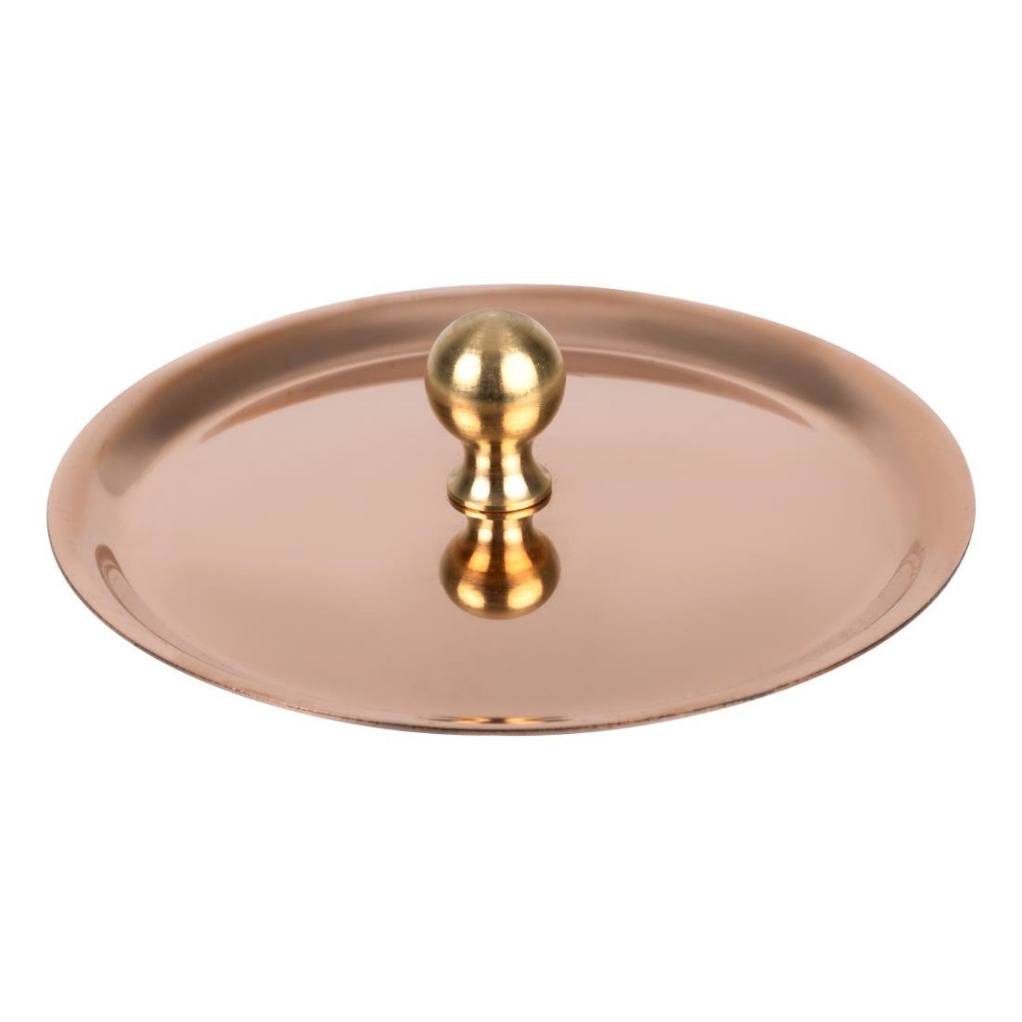 Picture of De Buyer Inocuivre Lid with Brass Handle 10cm