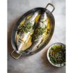 Picture of De Buyer Inocuivre Oval Dish with Brass Handles 32cm