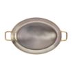 Picture of De Buyer Inocuivre Oval Dish with Brass Handles 32cm