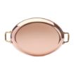 Picture of De Buyer Inocuivre Oval Dish with Brass Handles 32cm
