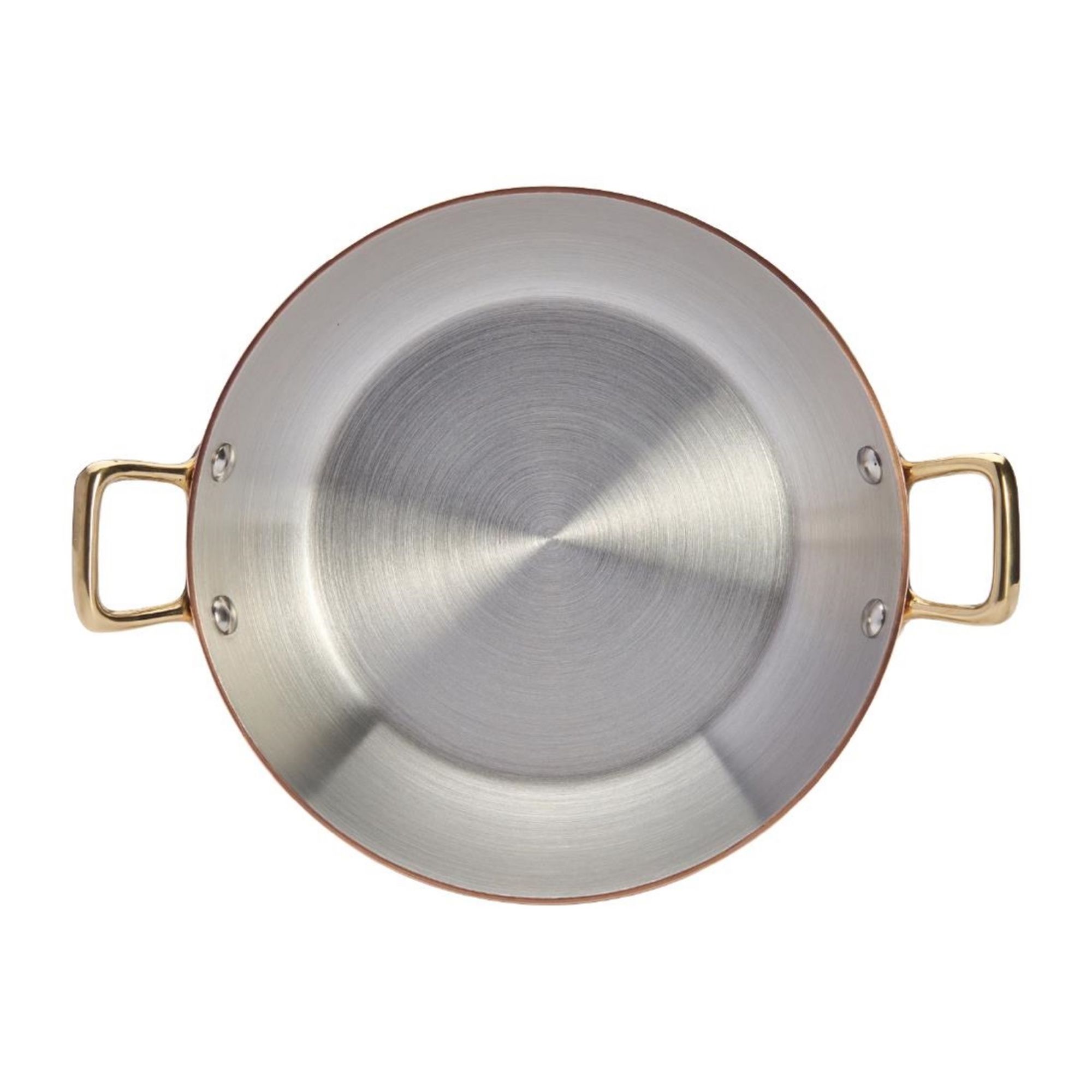 Picture of De Buyer Inocuivre Round Dish with Brass Handles 16cm
