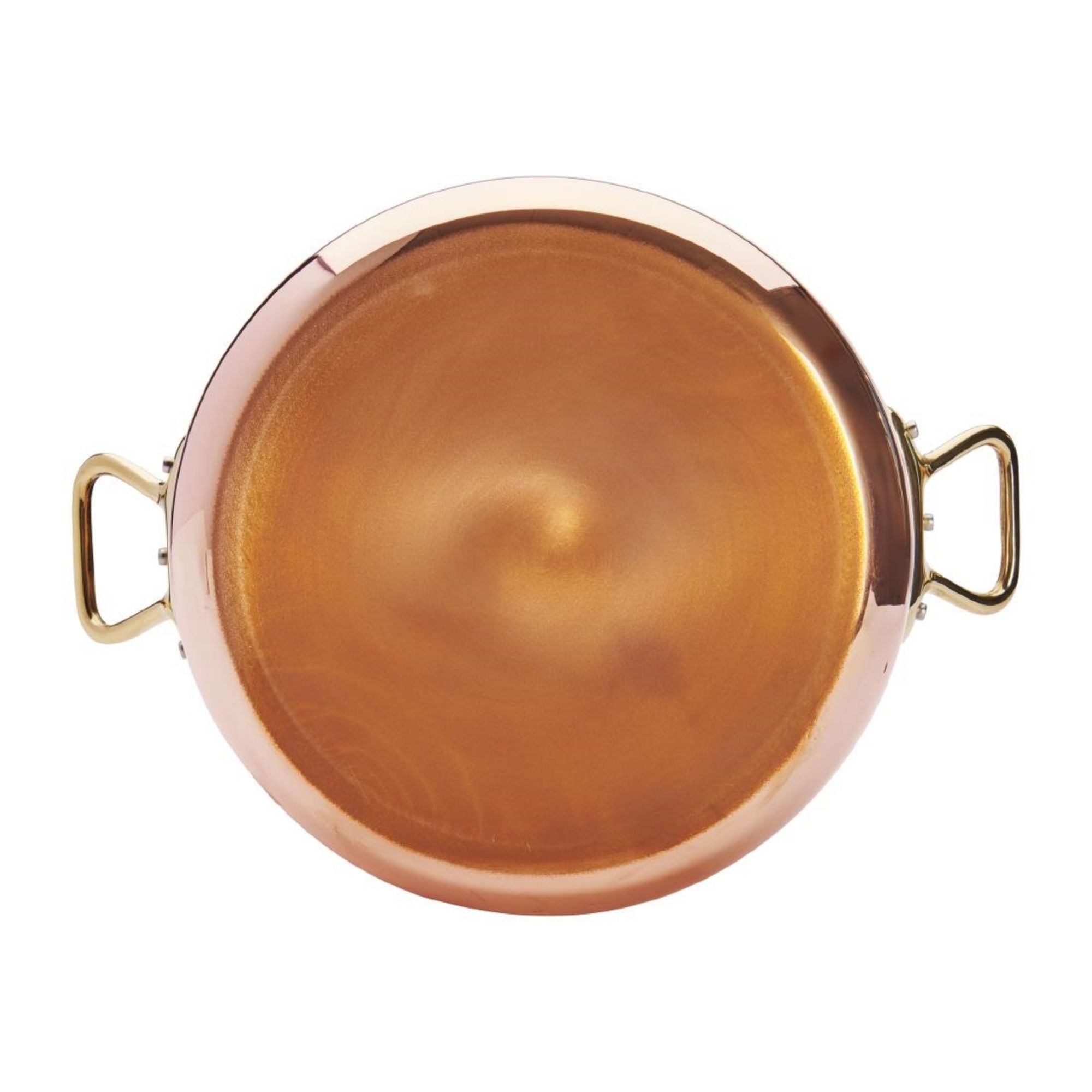 Picture of De Buyer Inocuivre Round Stewpan with Lid Brass 24cm