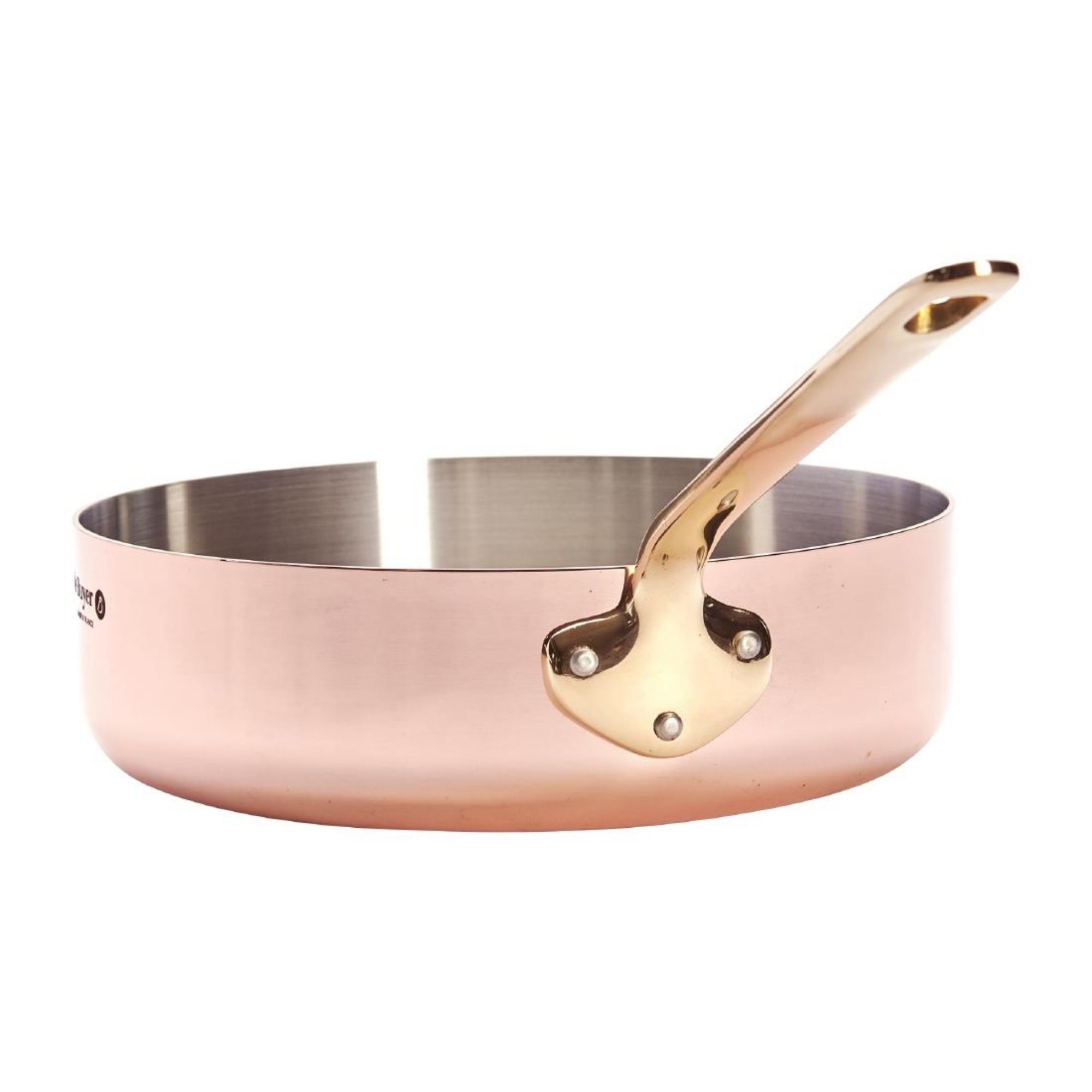 Picture of De Buyer Inocuivre Saute Pan Brass 24cm
