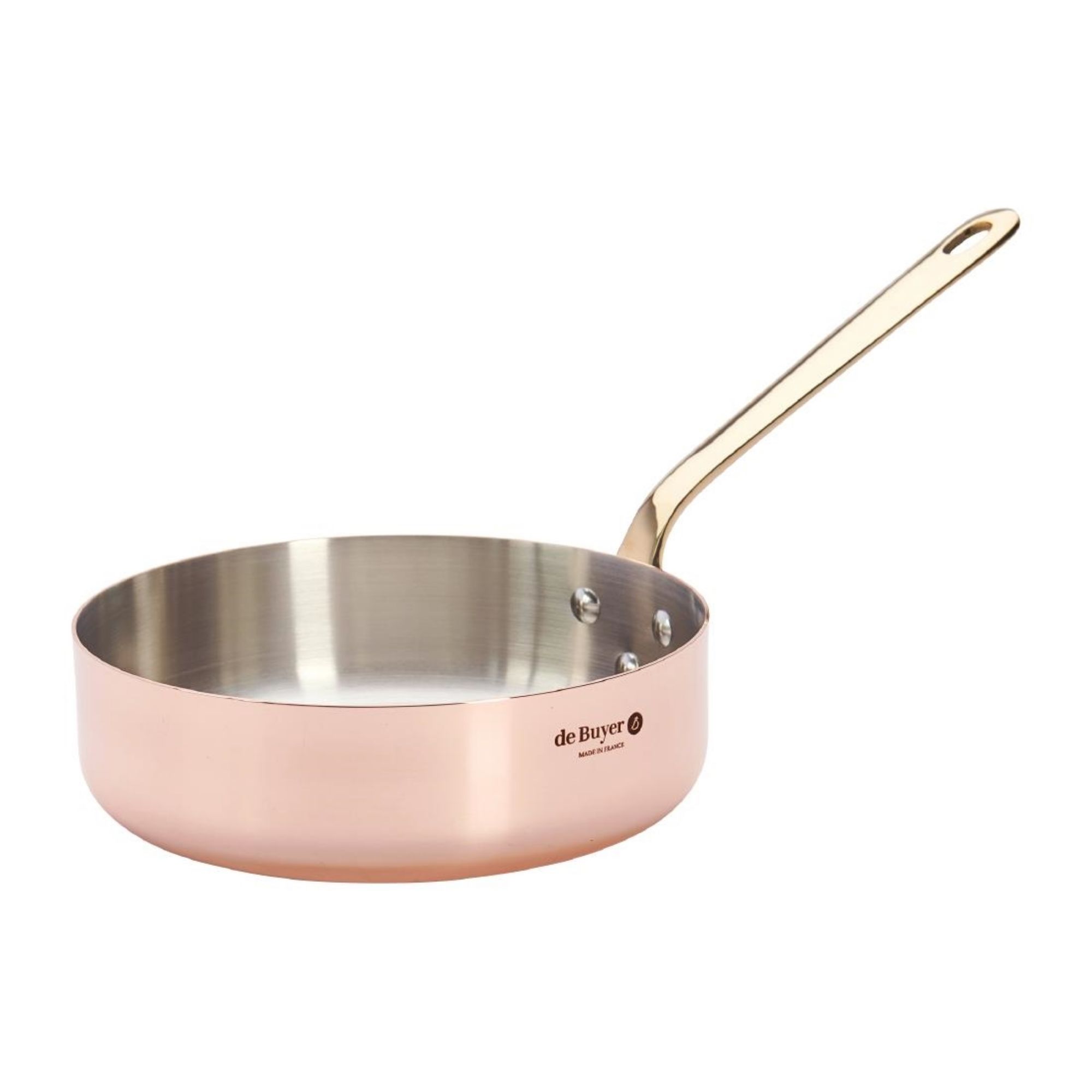 Picture of De Buyer Inocuivre Saute Pan Brass 20cm
