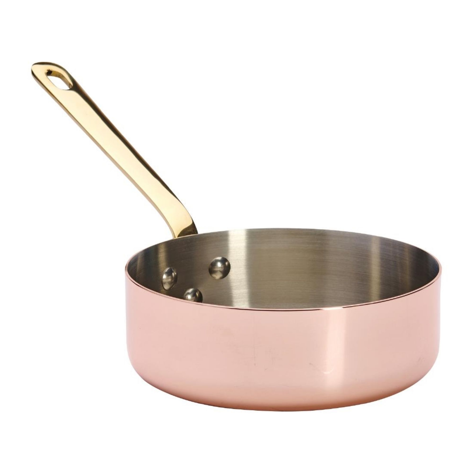 Picture of De Buyer Inocuivre Saute Pan Brass 16cm