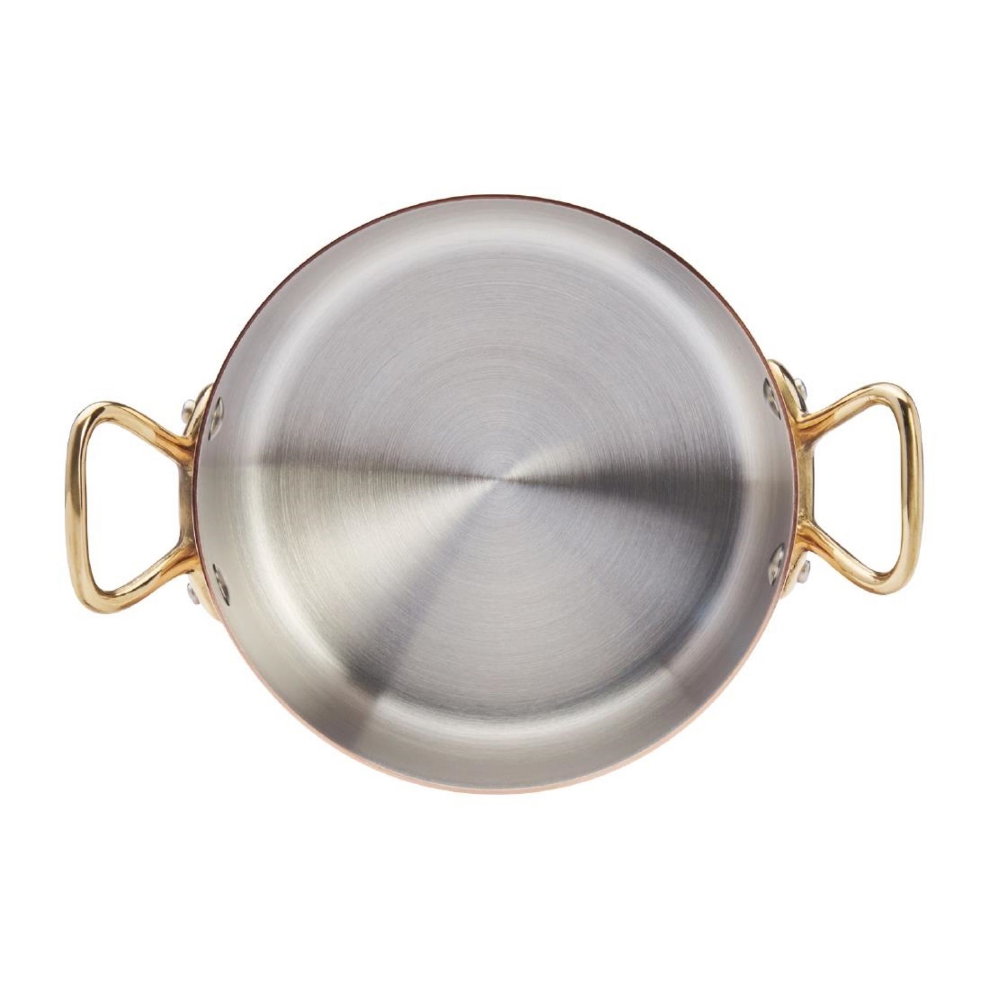 Picture of De Buyer Inocuivre Round Stewpan with Lid Brass 16cm