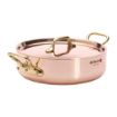 Picture of De Buyer Inocuivre Saute Pan with Lid Brass 20cm