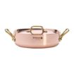 Picture of De Buyer Inocuivre Saute Pan with Lid Brass 20cm