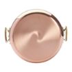 Picture of De Buyer Inocuivre Saute Pan with Lid Brass 28cm