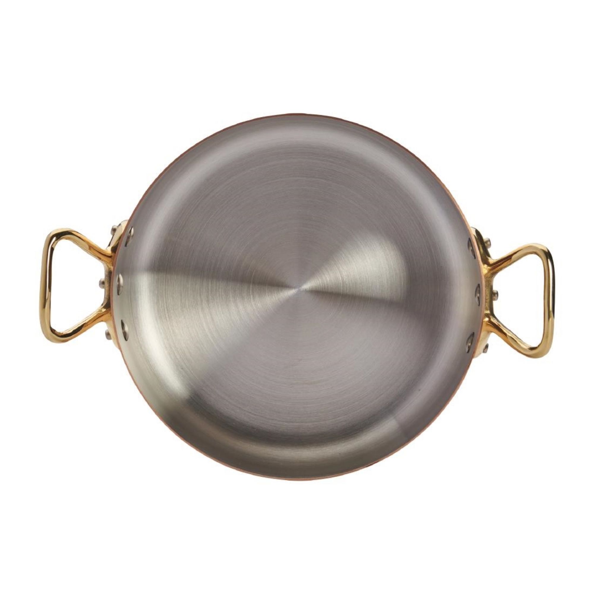 Picture of De Buyer Inocuivre Saute Pan with Lid Brass 20cm
