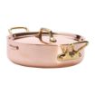 Picture of De Buyer Inocuivre Saute Pan with Lid Brass 20cm