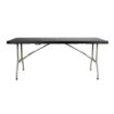 Picture of Bolero Rectangular Centre Folding Table 6ft Black