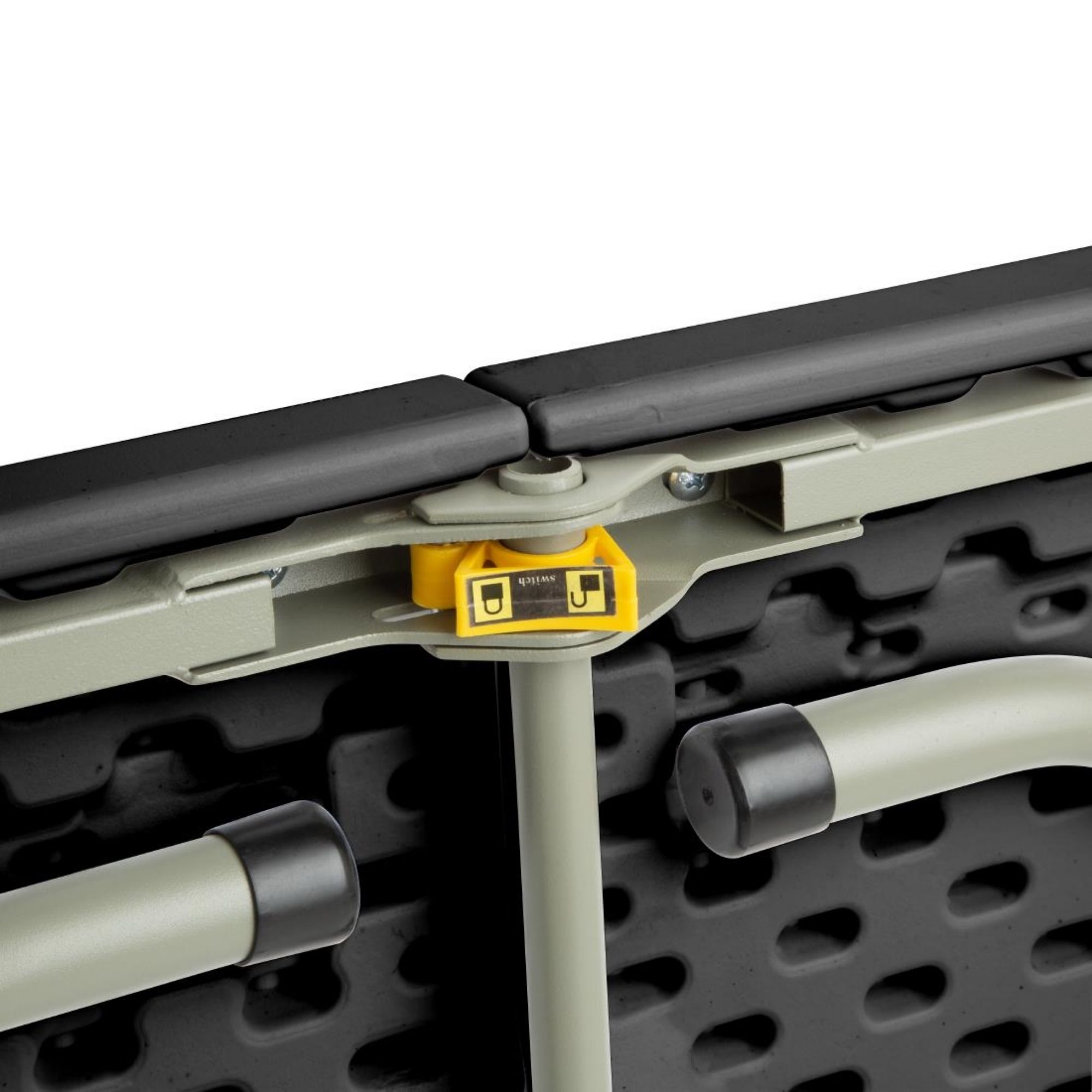 Picture of Bolero Rectangular Centre Folding Table 6ft Black