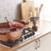 Picture of De Buyer Copper Conical Jam Pan 38cm