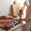 Picture of De Buyer Copper Conical Jam Pan 38cm