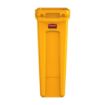 Picture of Rubbermaid Slim Jim Bin with Venting Channels Yellow 87Ltr