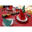 Picture of Swantex Lunch Napkins Merry & Bright Pine 33x33cm 2ply 1/4 Fold (1000 pack)