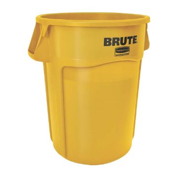 Picture of Rubbermaid BRUTE Container Yellow 167Ltr