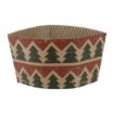 Picture of Fiesta Recyclable Christmas Cup Sleeves for 12oz Hot Cups (100 Pack)