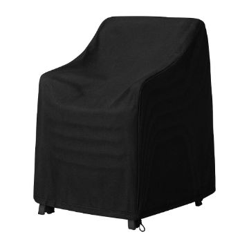 Picture of Bolero Armchair Outdoor Cover Black Fits 6 Chairs 900x700mm