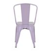 Picture of Bolero Bistro Metal Chairs Lilac Pop (4 Pack)