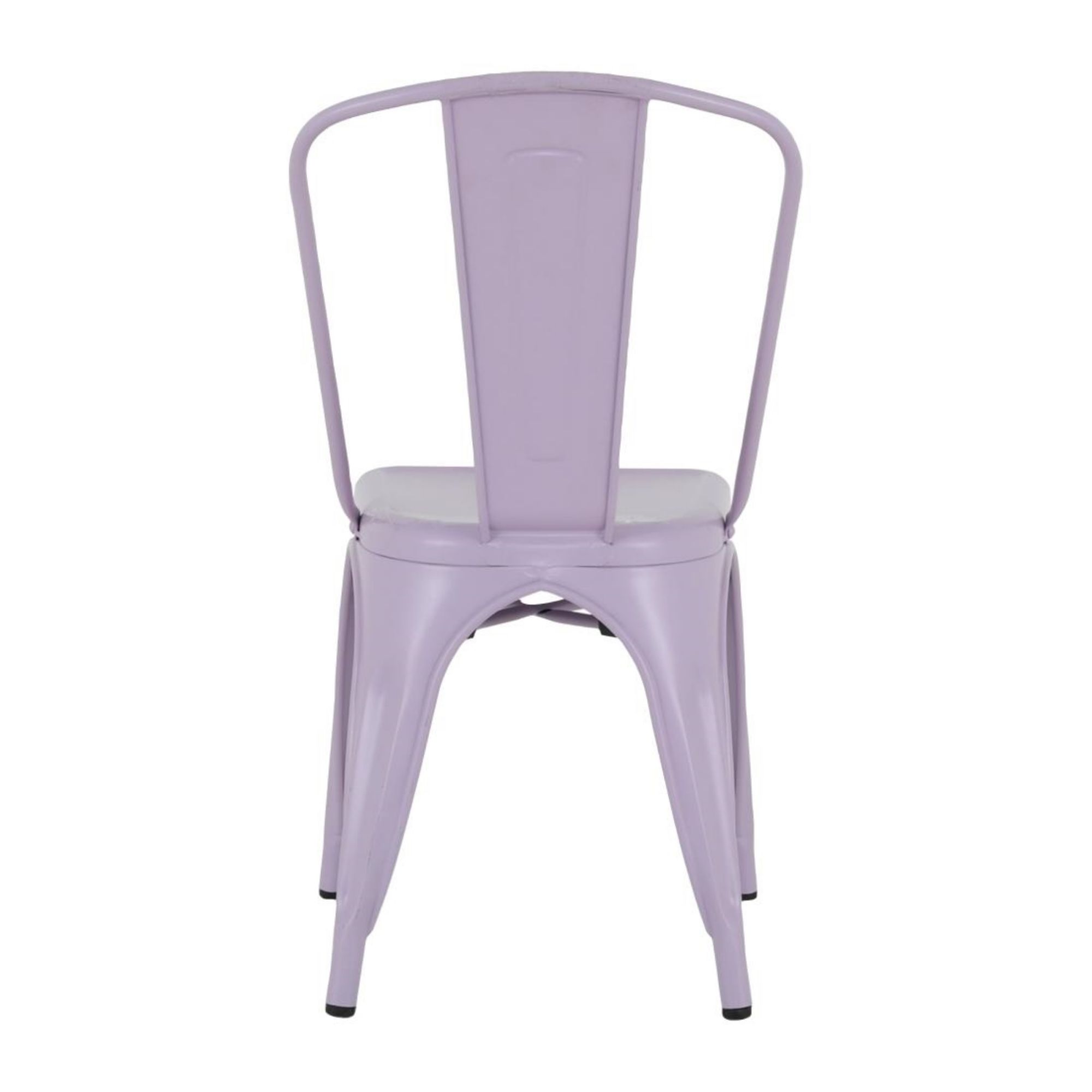 Picture of Bolero Bistro Metal Chairs Lilac Pop (4 Pack)