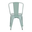 Picture of Bolero Bistro Metal Chairs Olive Green (4 Pack)