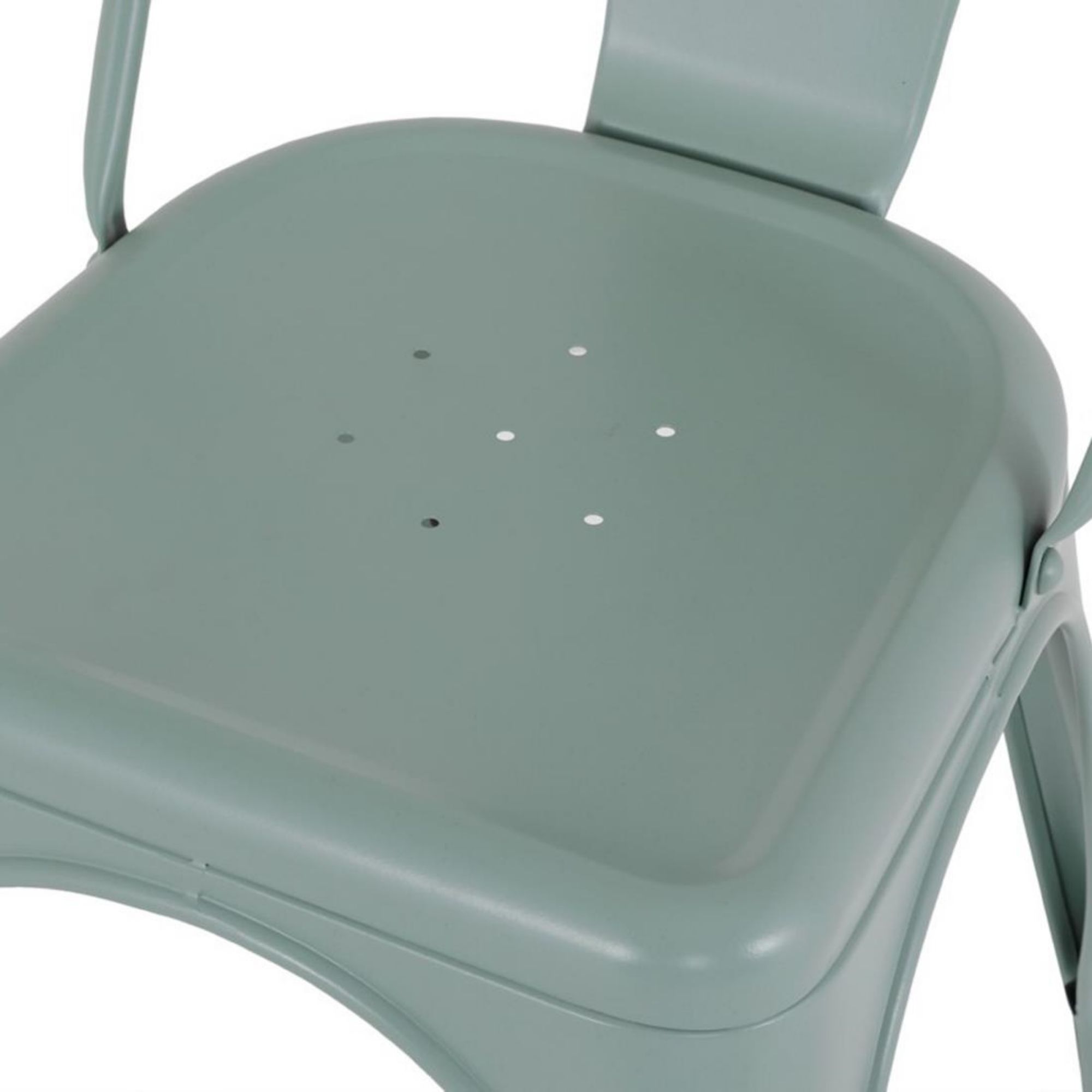 Picture of Bolero Bistro Metal Chairs Olive Green (4 Pack)