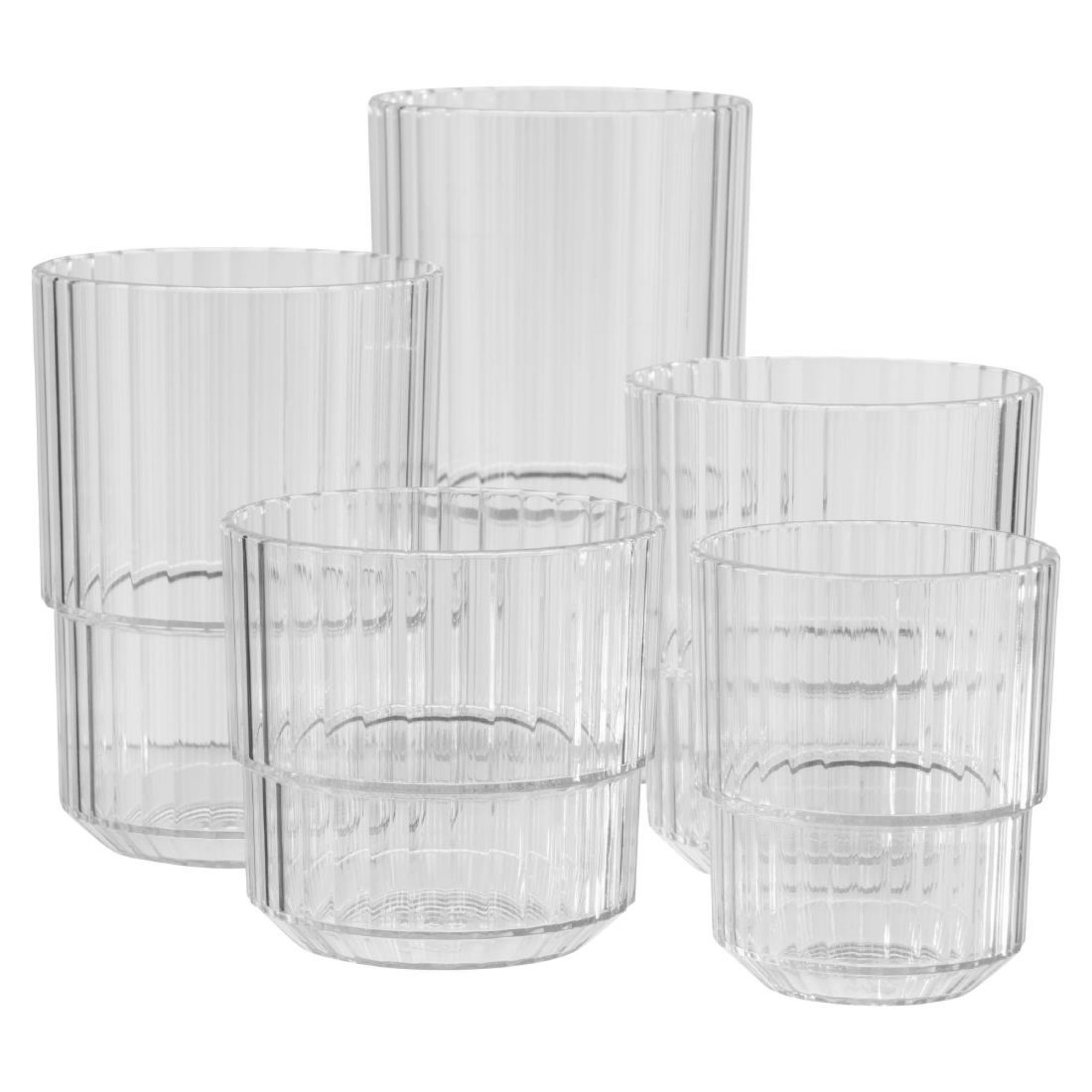 Picture of APS Linea Crystal Clear Drinking Cups 300ml (48 Pack)