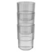 Picture of APS Linea French Grey Drinking Cups 300ml (48 Pack)