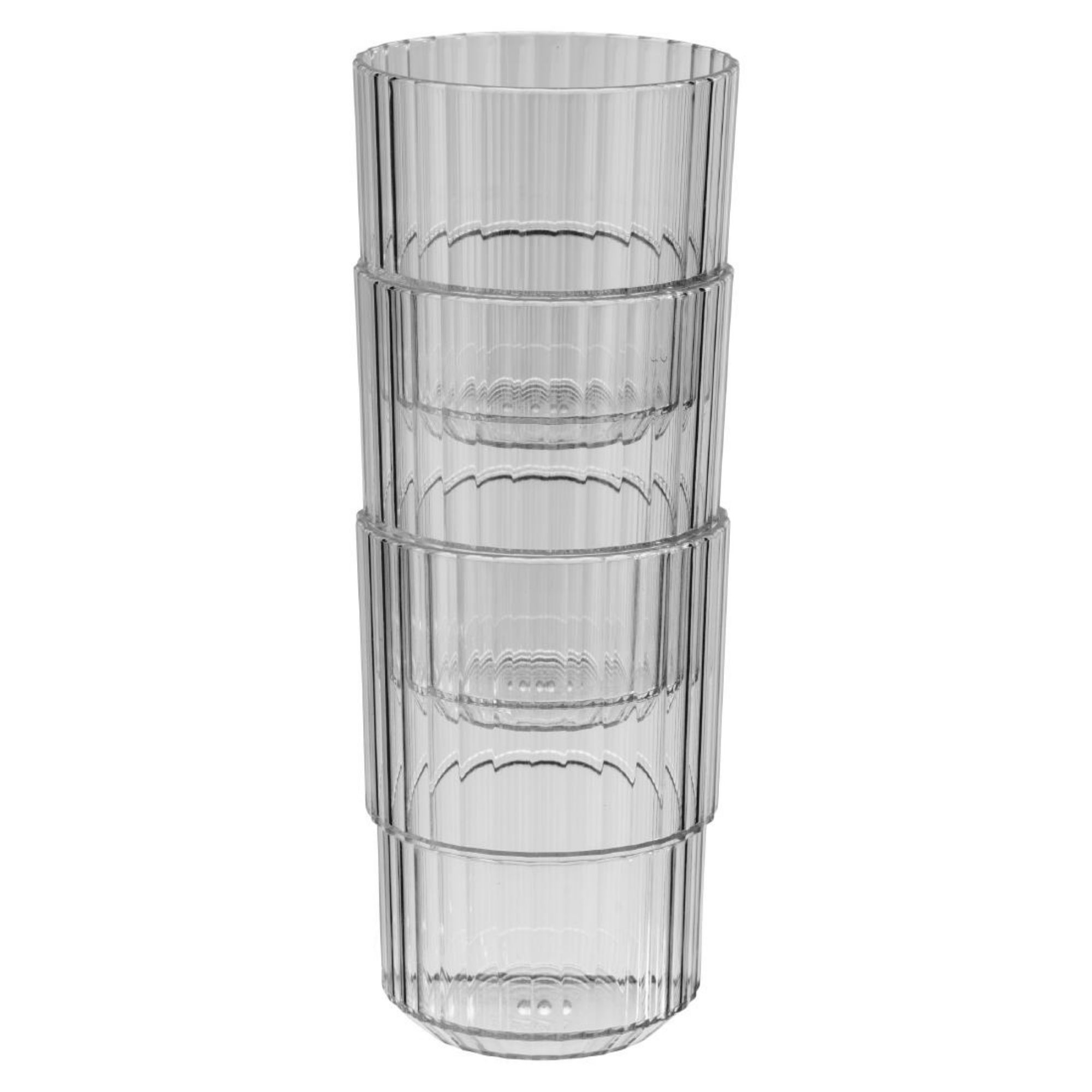 Picture of APS Linea French Grey Drinking Cups 300ml (48 Pack)