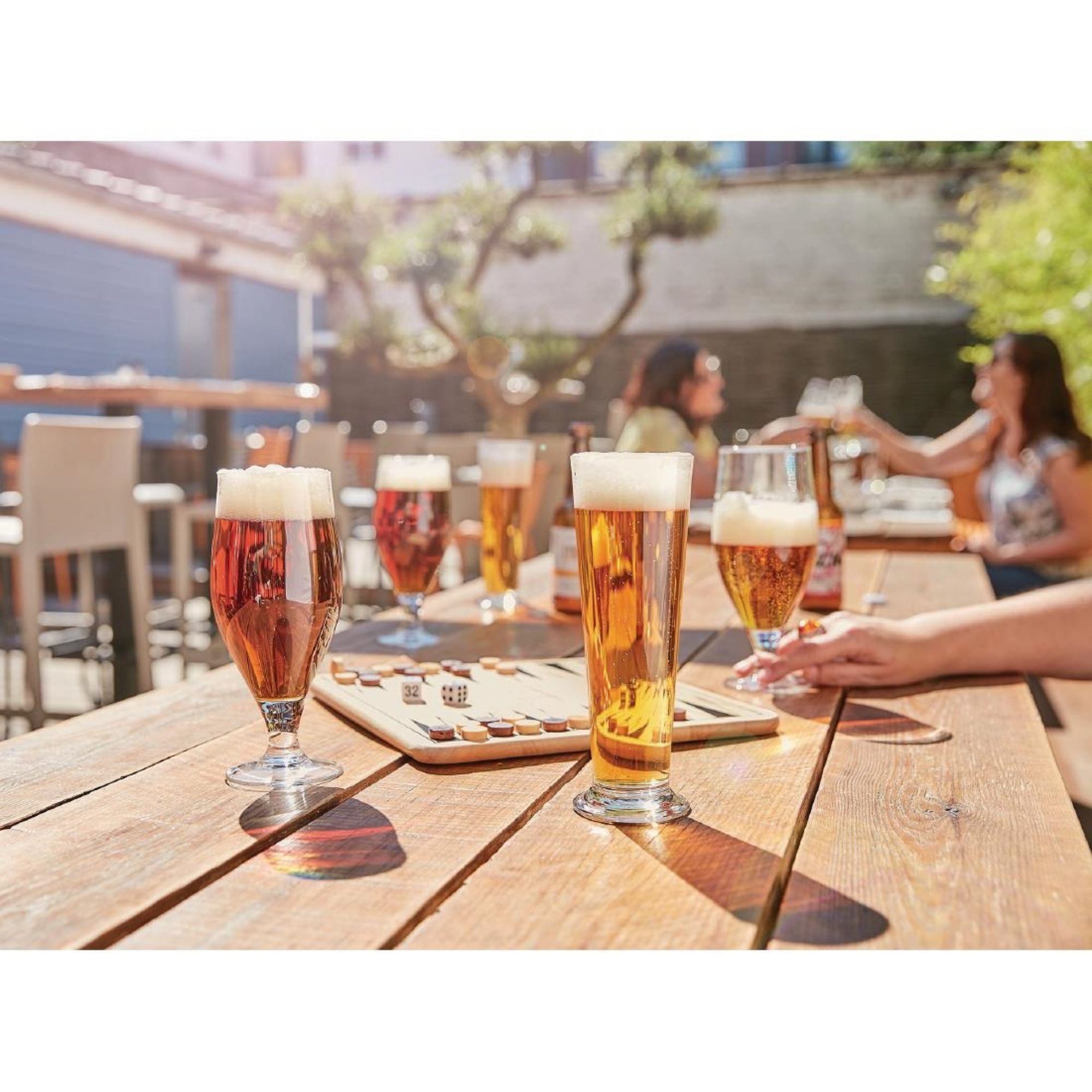 Picture of Arcoroc Linz Pilsner Beer Glasses 390ml (24 Pack)