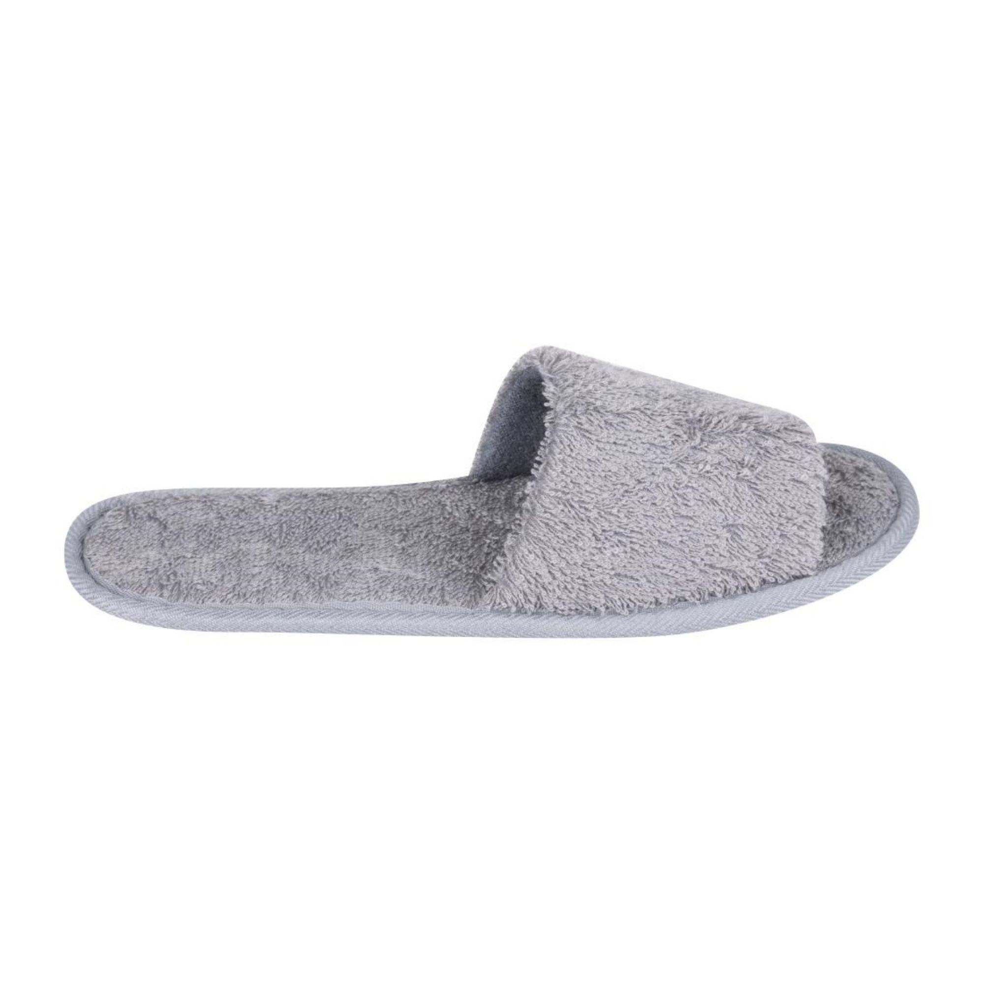 Picture of Mitre Luxury Curzon Open Toe Slippers Grey